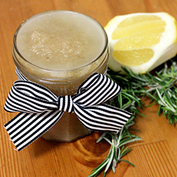 Coconut oil body scrub